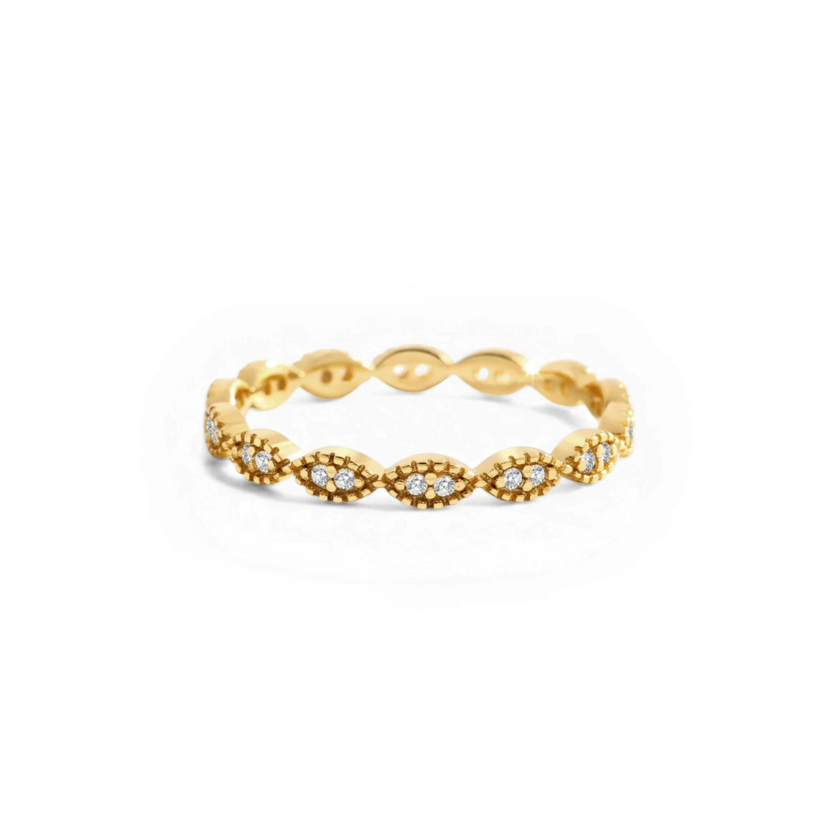 Marquise Shape Eternity Band