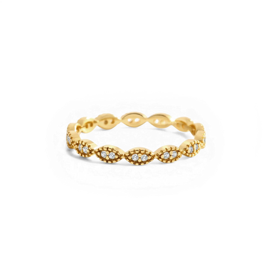 Marquise Shape Eternity Band
