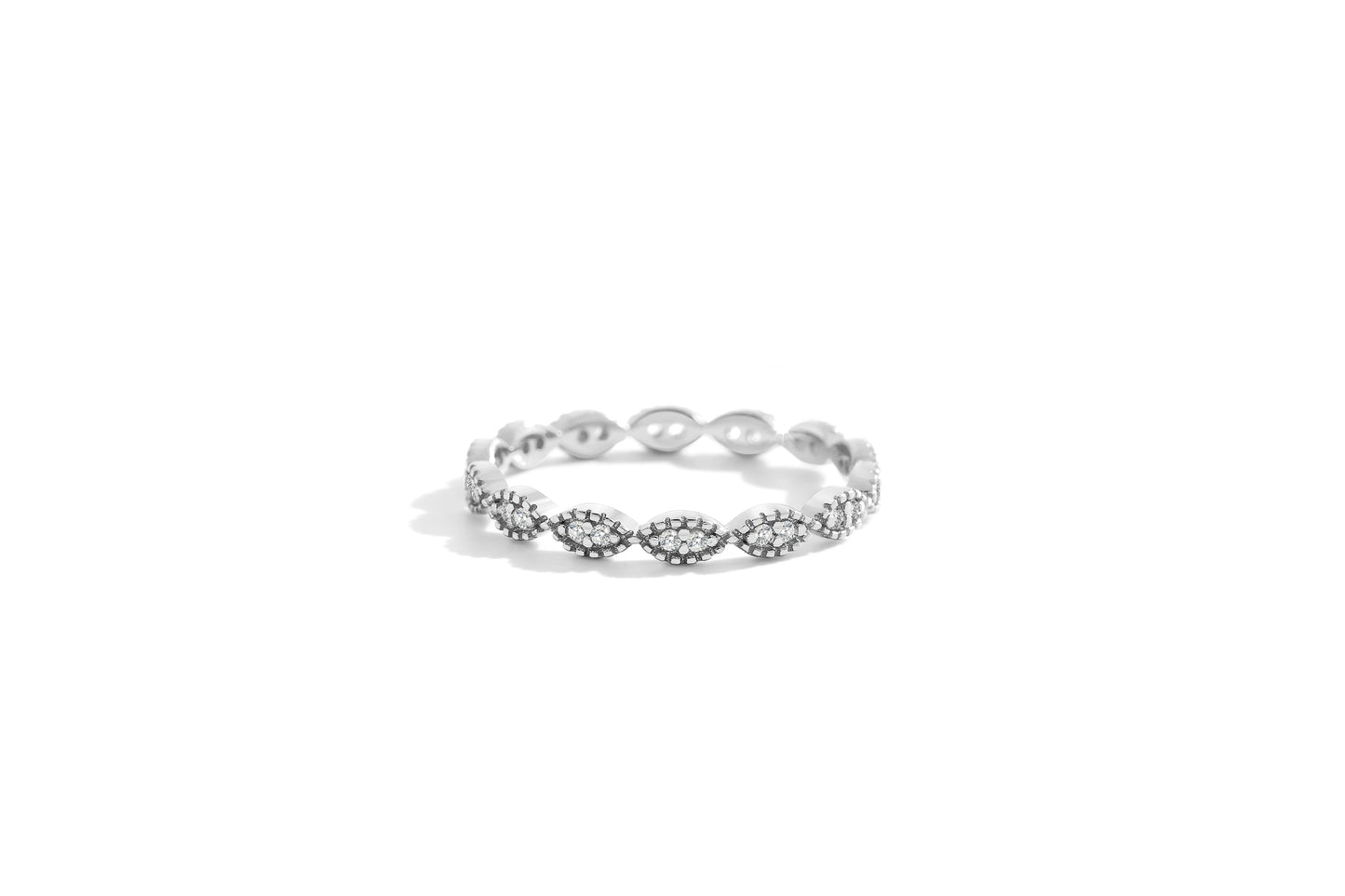 Marquise Shape Eternity Band