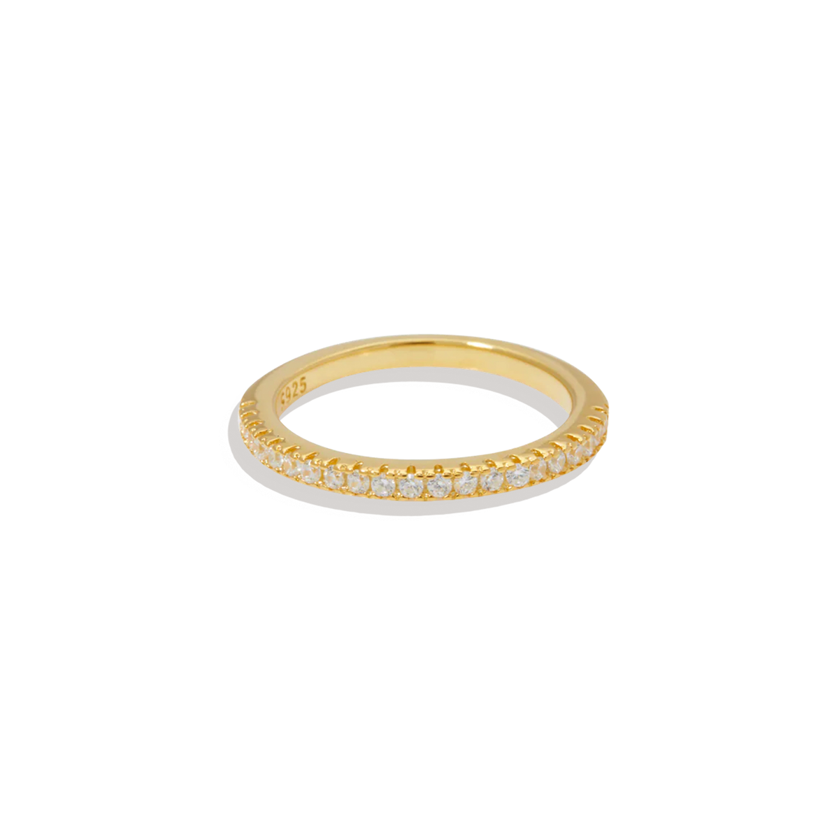 Micro Pavé Eternity Stacking Ring