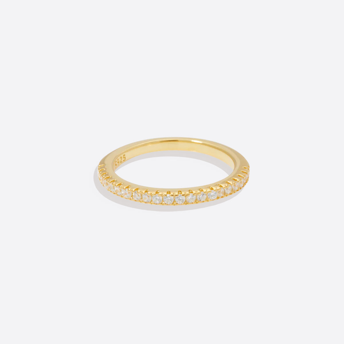 Micro Pavé Eternity Stacking Ring