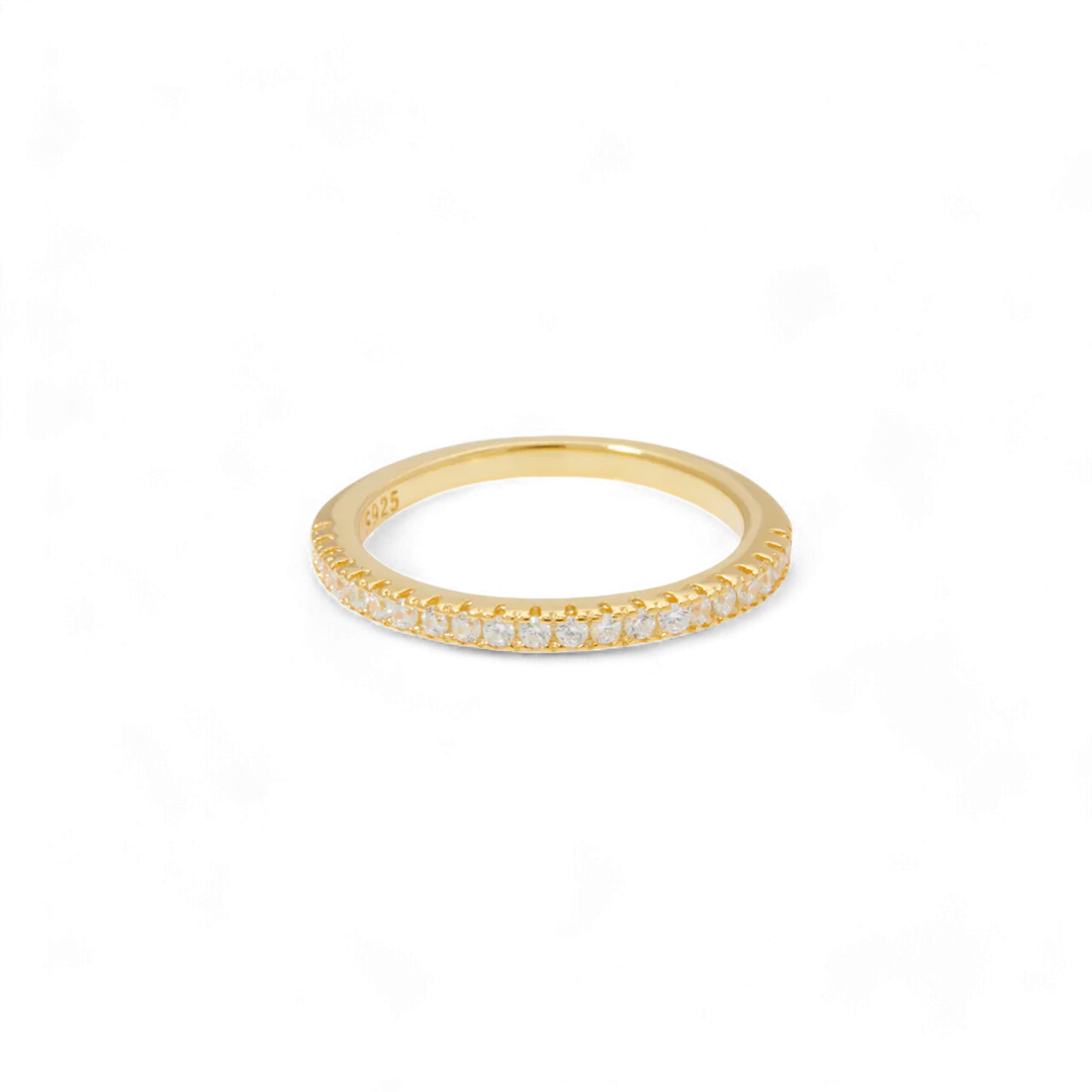 Micro Pavé Eternity Stacking Ring