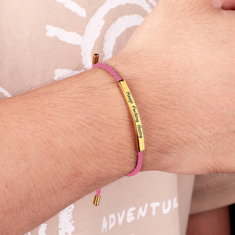 Keep Fcking Going Inspire Bracelet