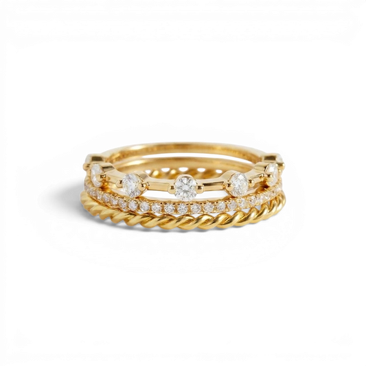 Modern Ring Stack
