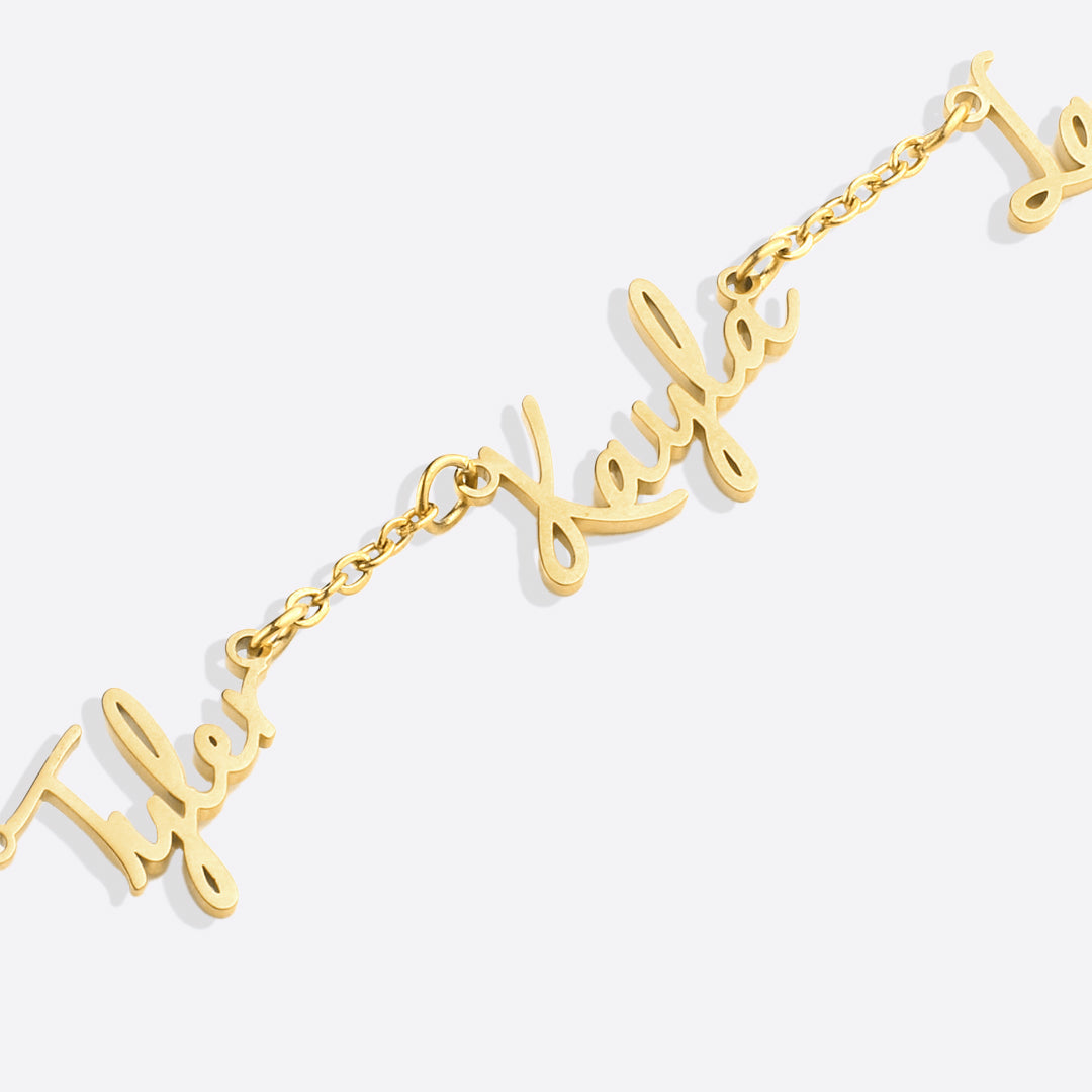 Fairy Multiple Name Necklace | Add Up to 4 Names