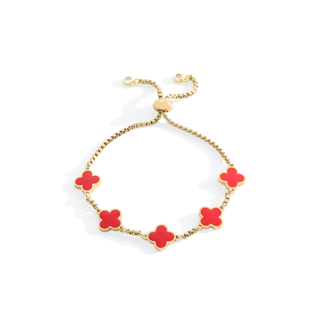Clover Enamel Bracelet