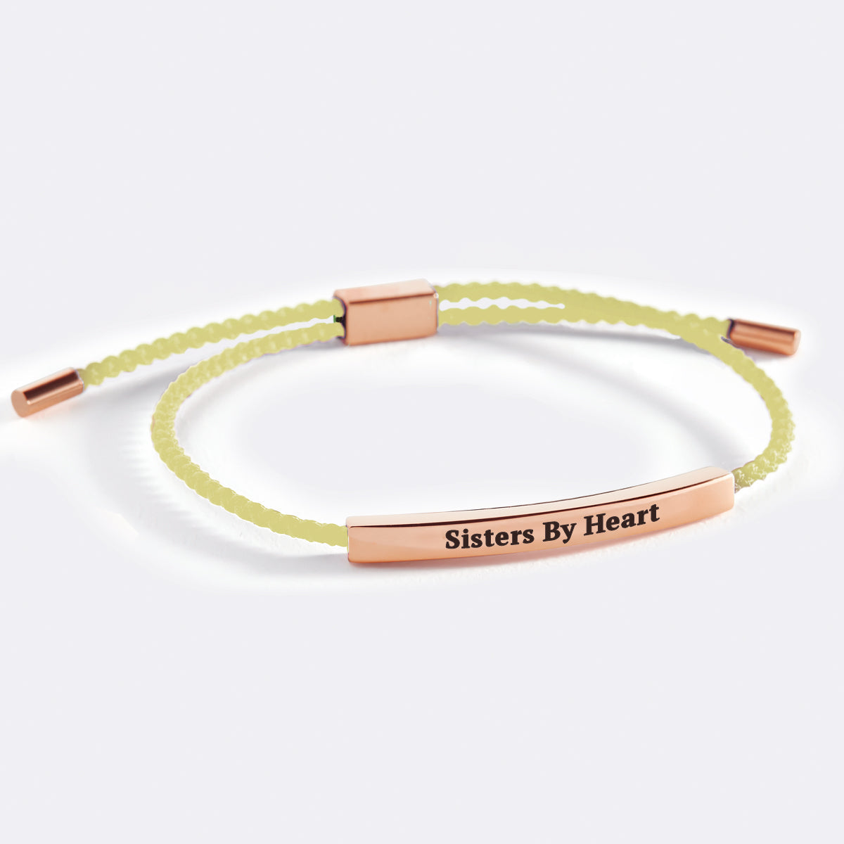Not Sisters By Blood But Sisters By Heart Inspire Bracelet