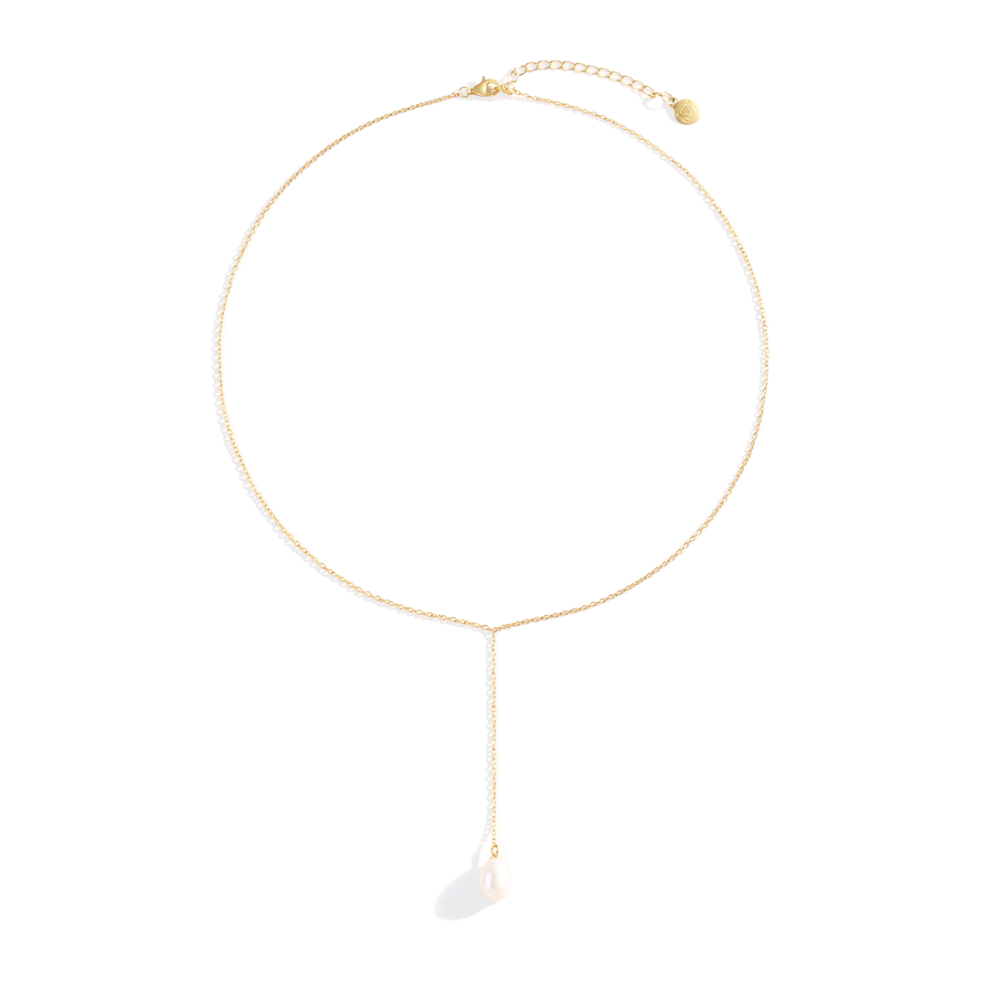 Pearl Lariat Necklace