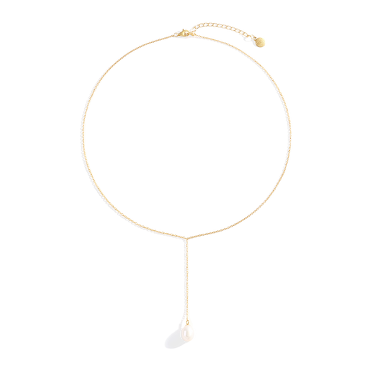 Pearl Lariat Necklace