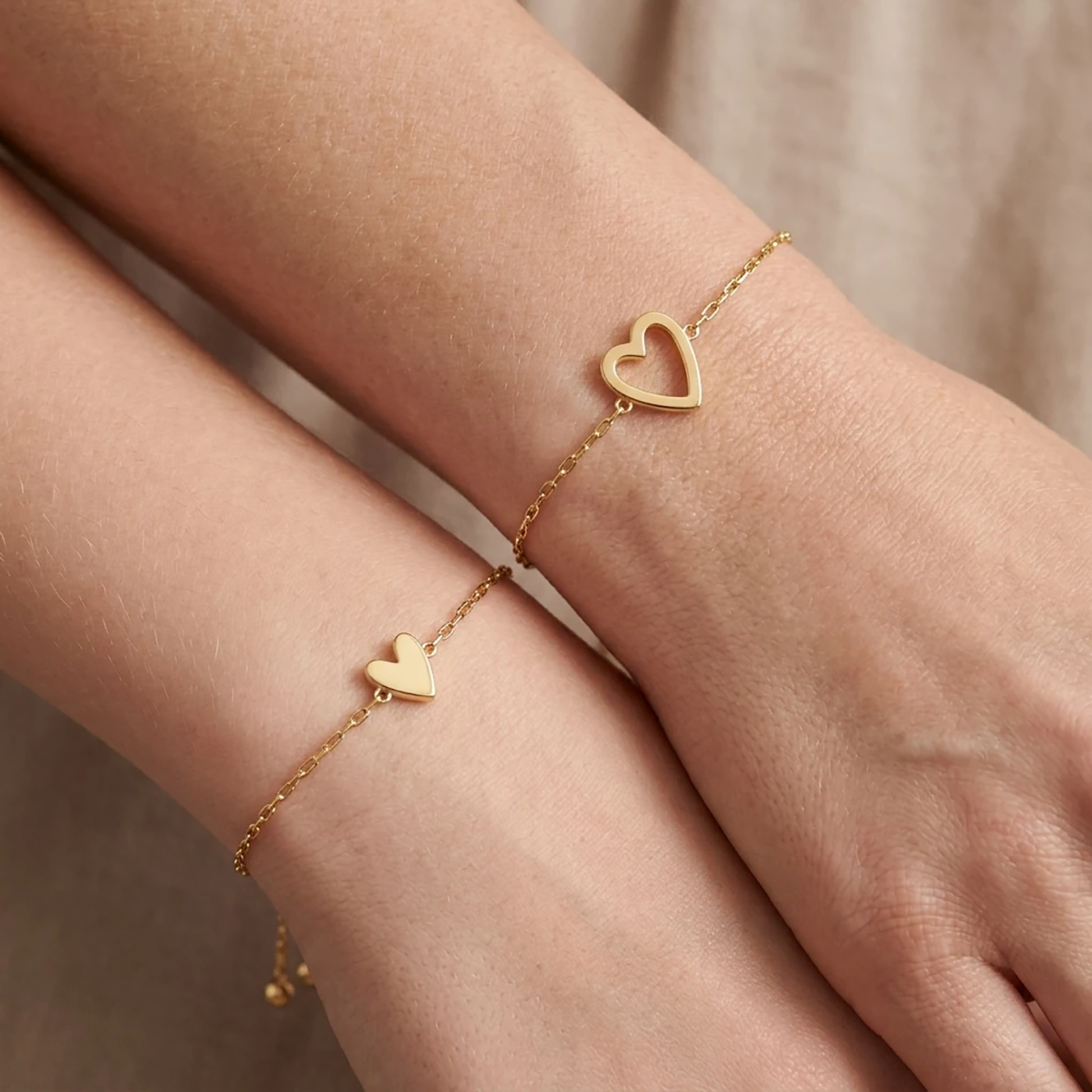 Perfect Fit Heart Bracelet Set