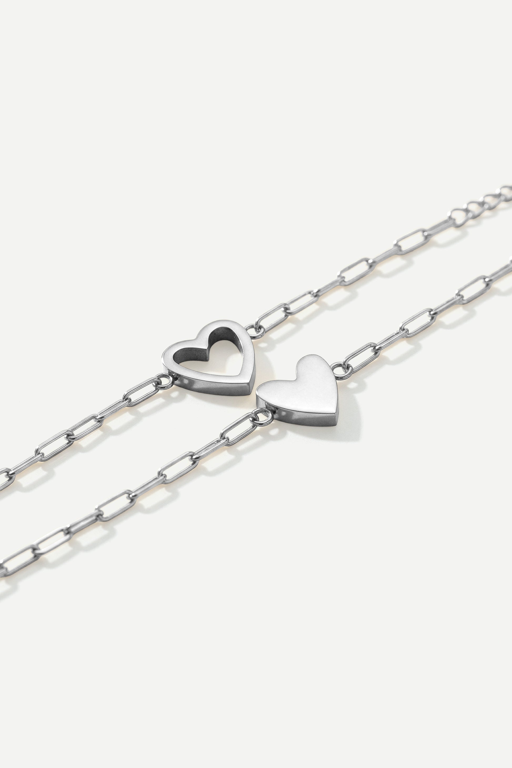 Perfect Fit Heart Bracelet Set