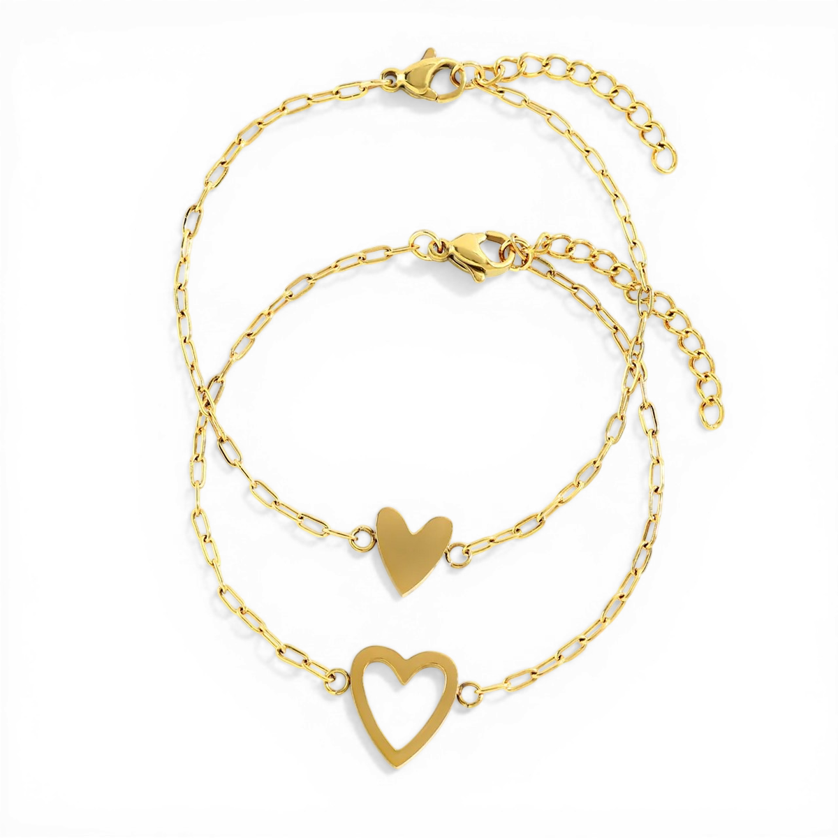 Perfect Fit Heart Bracelet Set