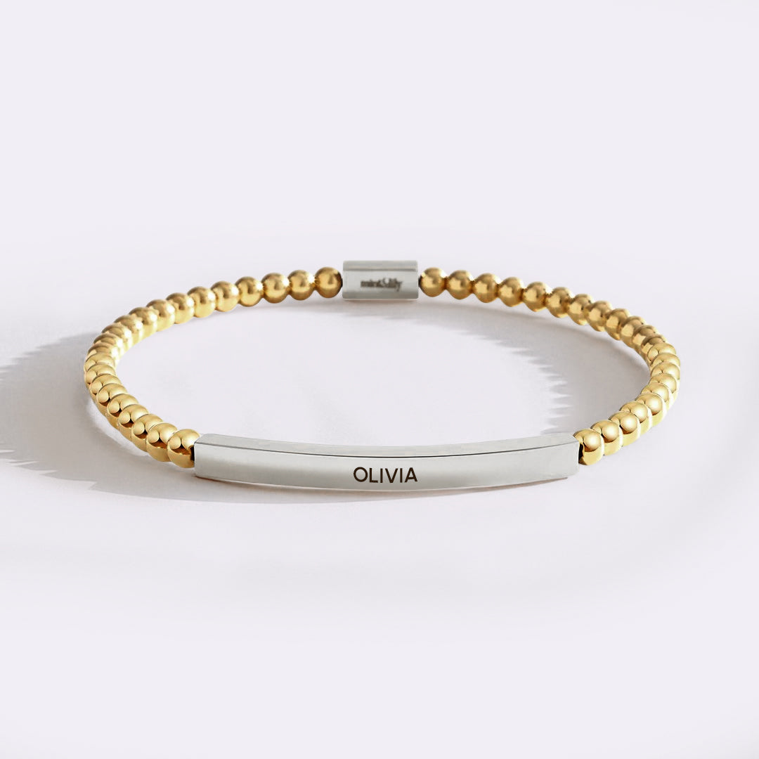 Personalized Beaded Inspire Bracelet