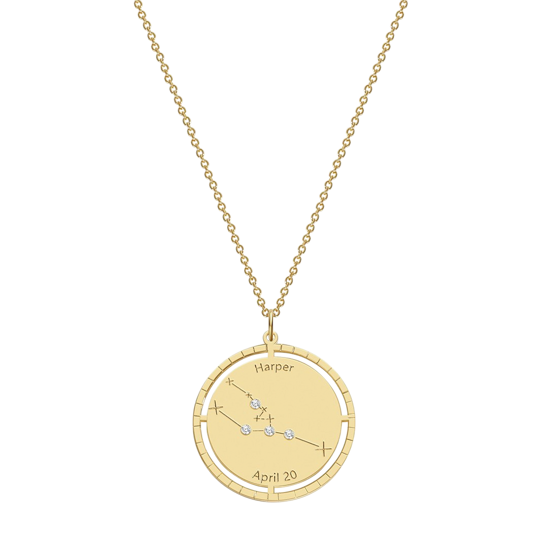 Personalized Constellation Pendant Necklace