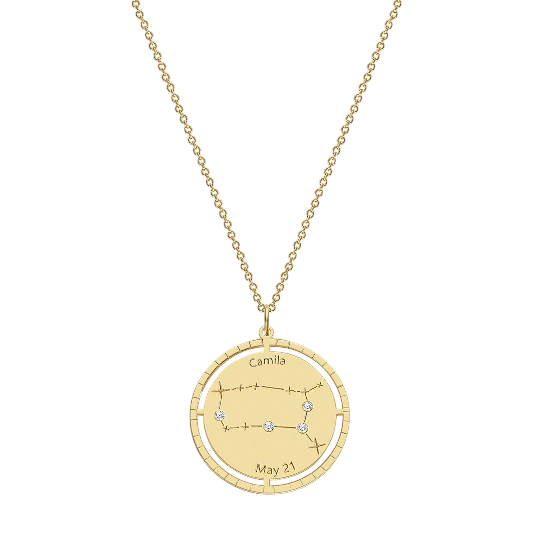 Personalized Constellation Pendant Necklace
