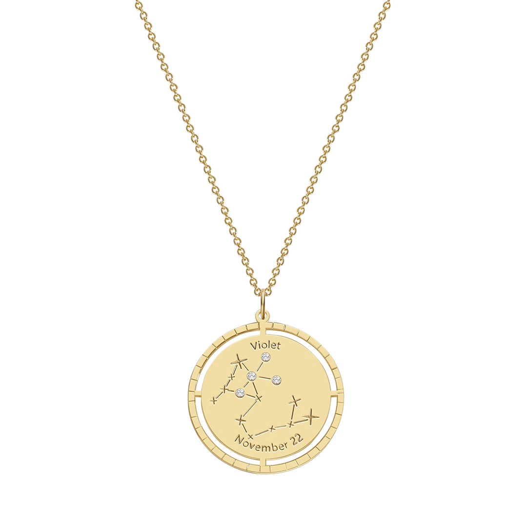 Personalized Constellation Pendant Necklace