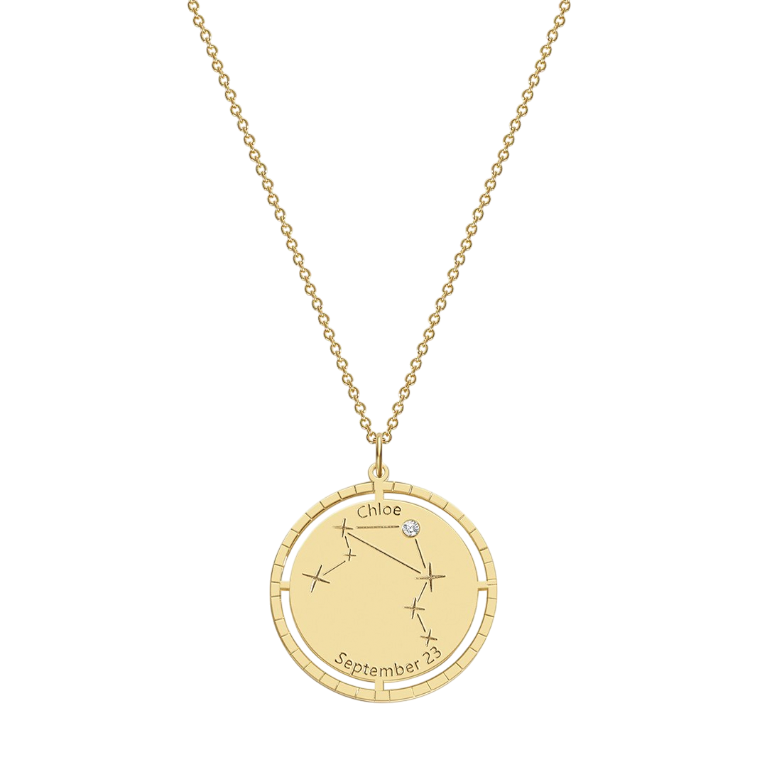 Personalized Constellation Pendant Necklace