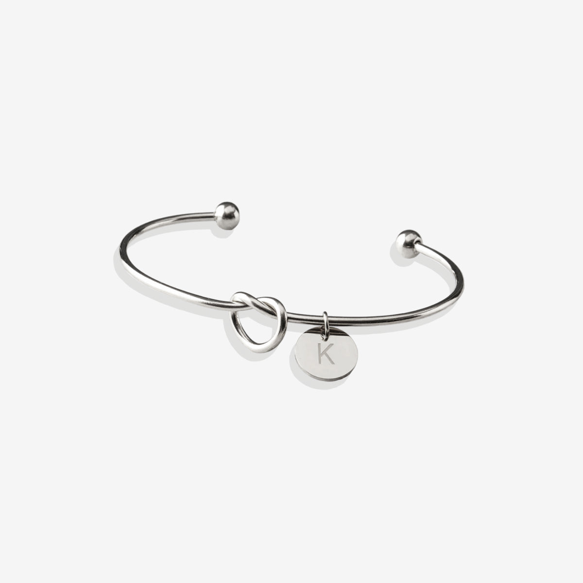 Personalized Tie the Knot Bracelet • Bridesmaid Gift Bracelet