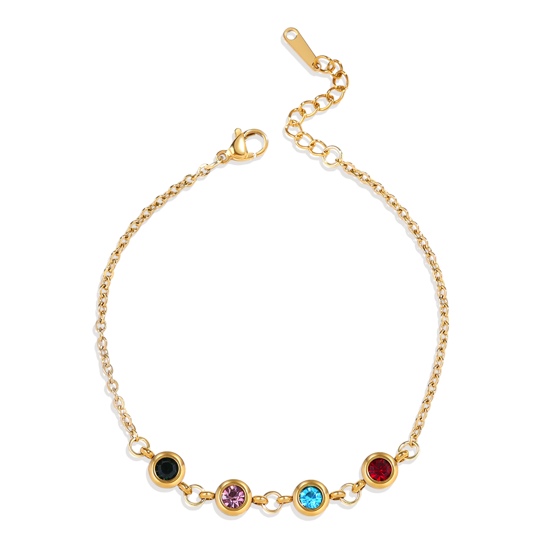 Personalized Birthstone Bracelet