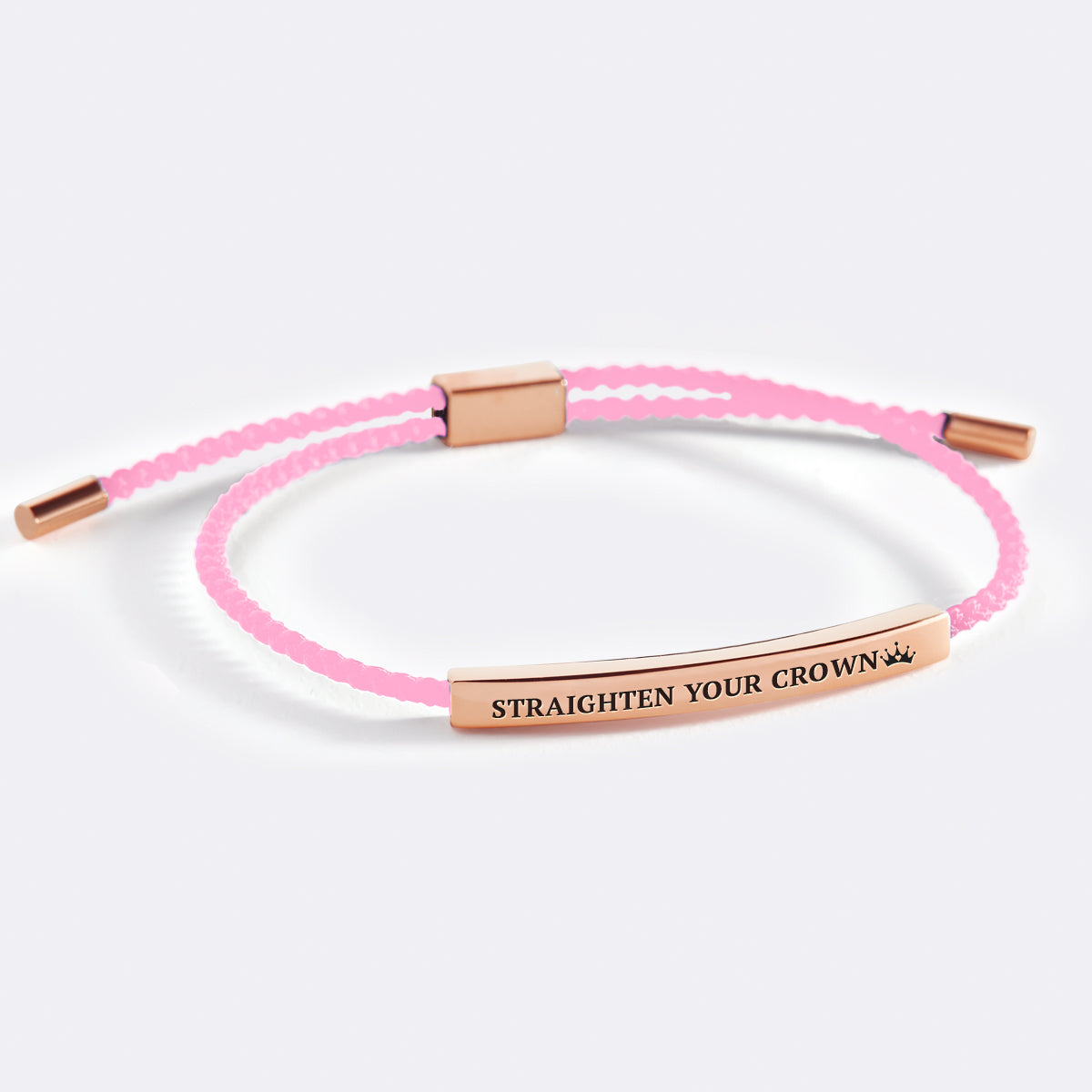 Remember Who You Are and Straighten Your Crown Inspire Bracelet