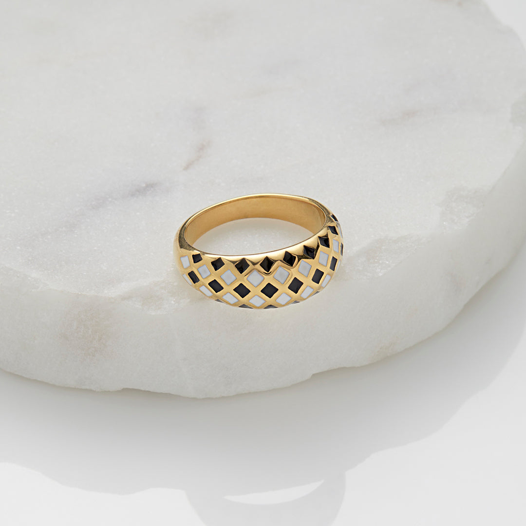 Checkerboard Ring