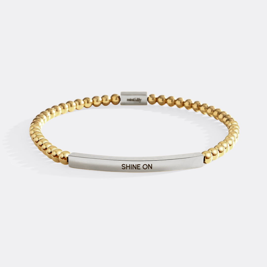 Shine On Beaded Inspire Bracelet