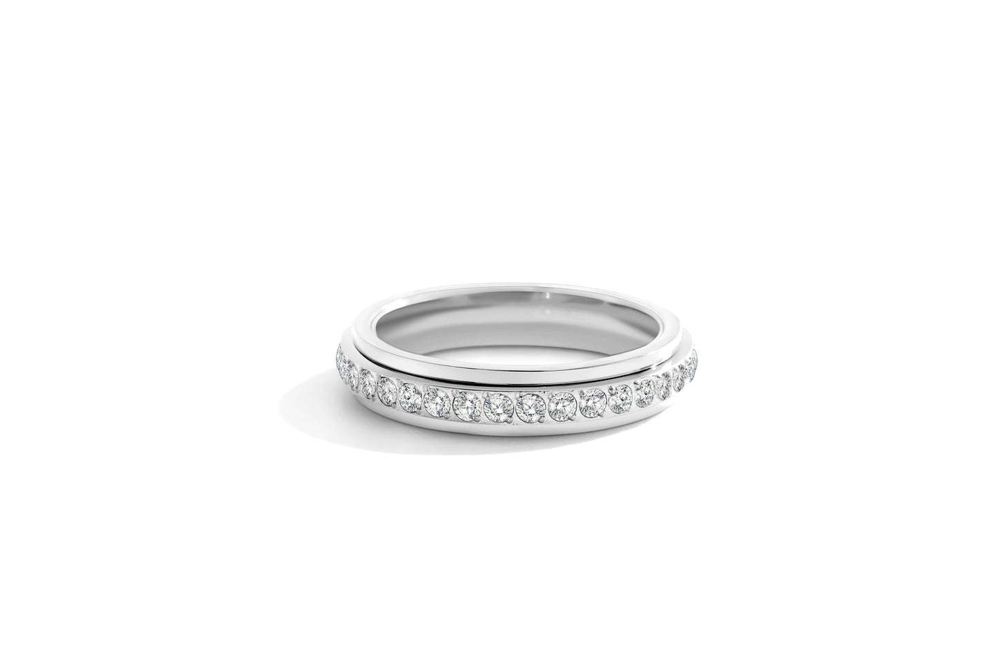 Spinning Fidget Eternity Ring
