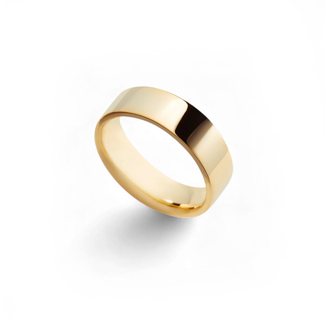 Gold Statement Stacking Ring