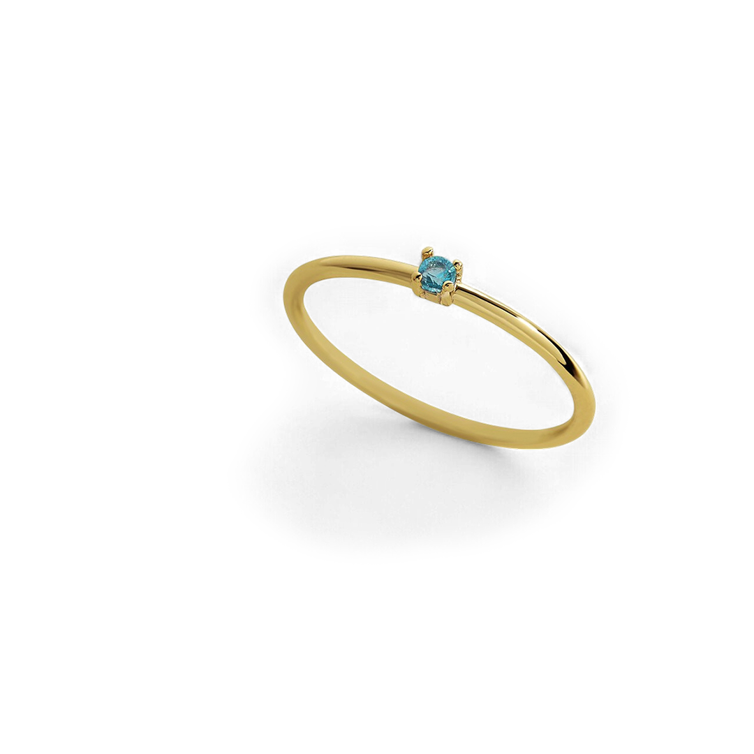 Super Dainty Birthstone Stacking Ring