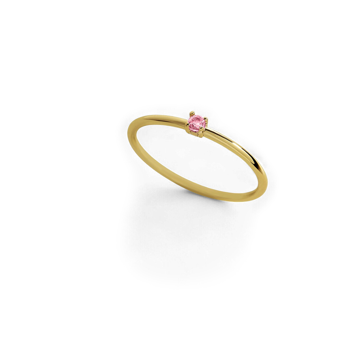Super Dainty Birthstone Stacking Ring