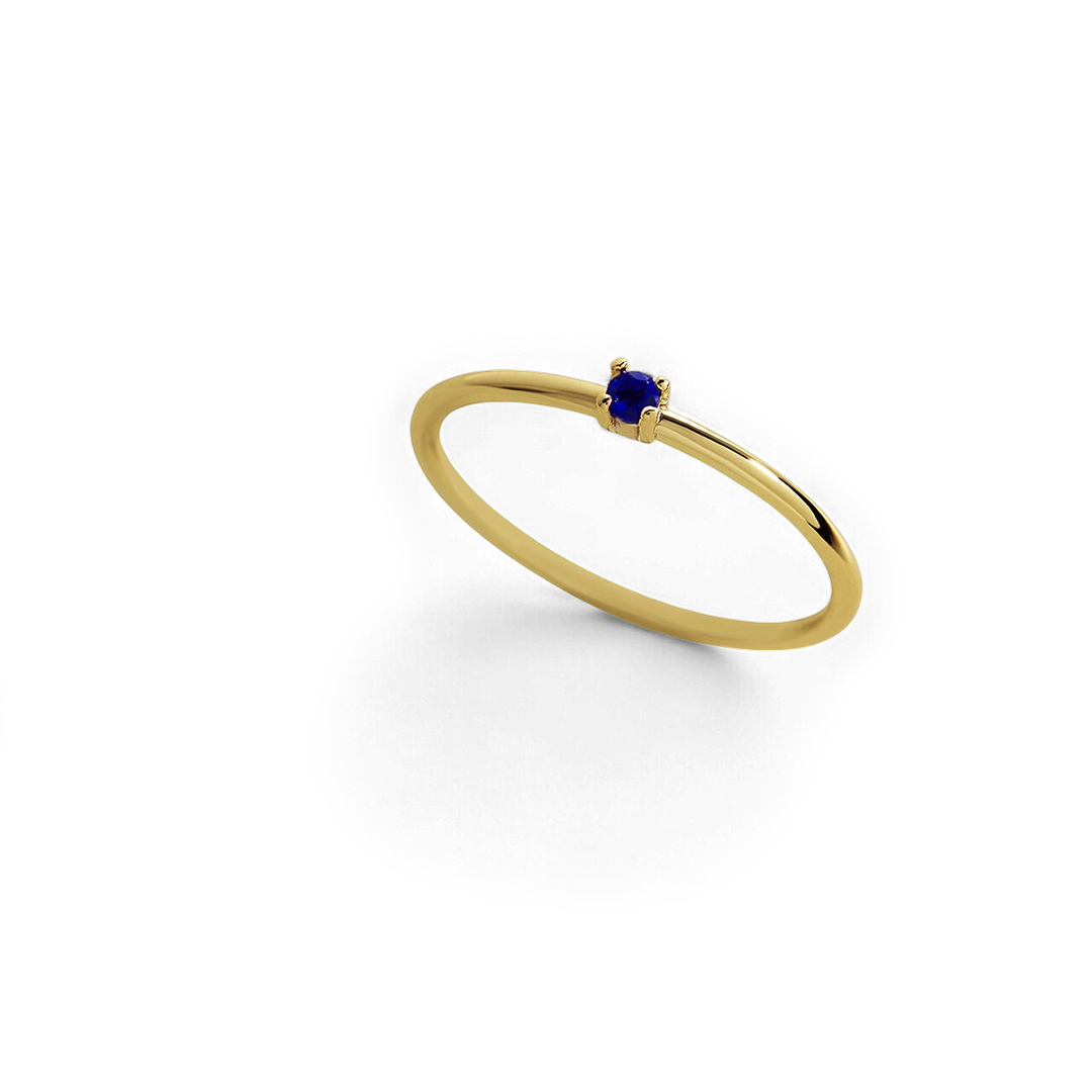 Super Dainty Birthstone Stacking Ring