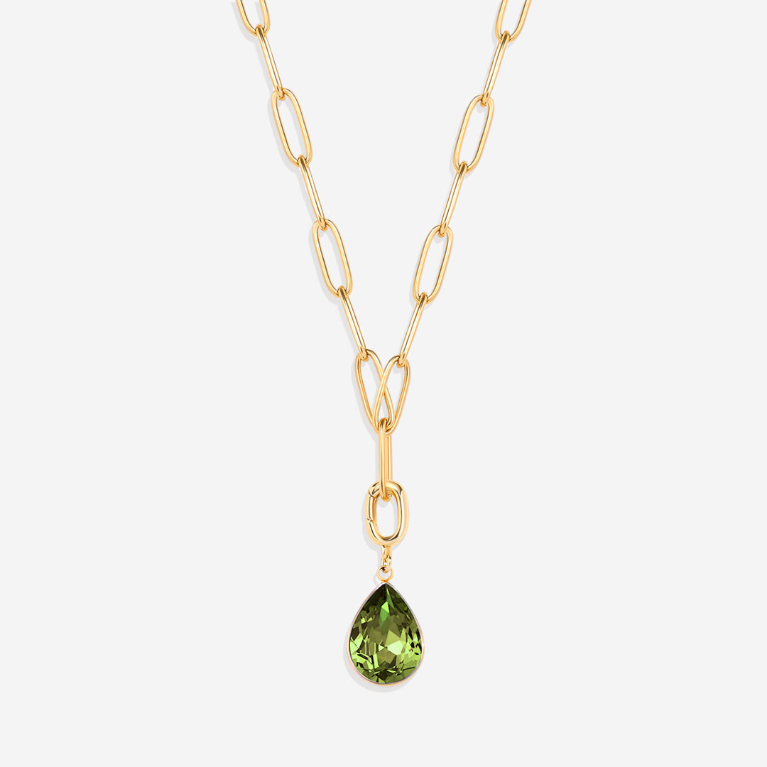Teardrop Birthstone Charm