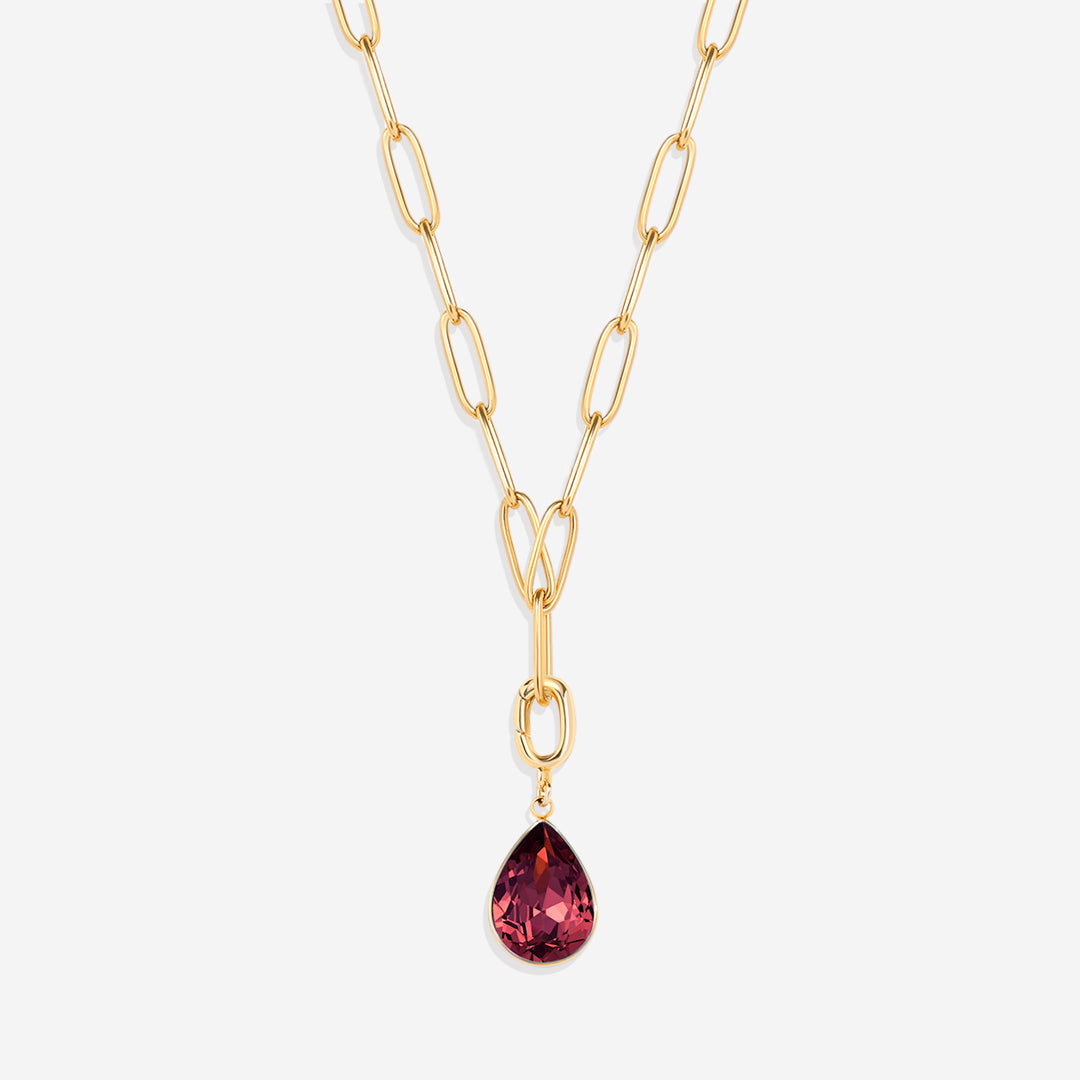 Teardrop Birthstone Charm