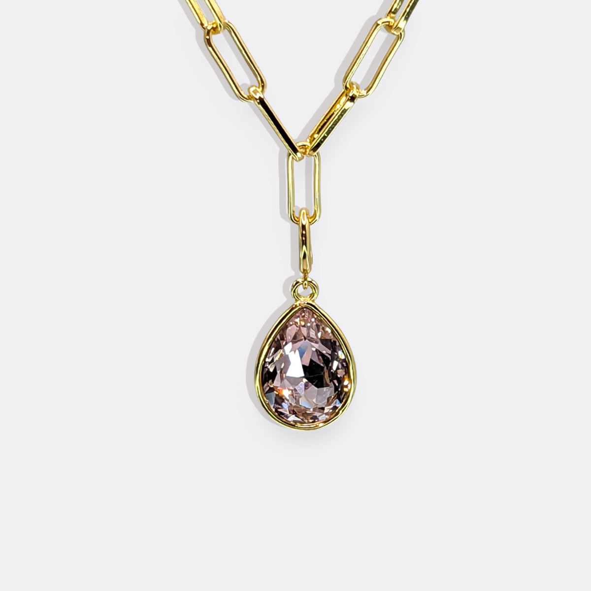 Teardrop Birthstone Charm