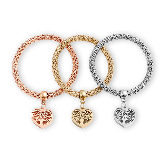 Tree of Life - Limited Edition Heart Charm Bracelet