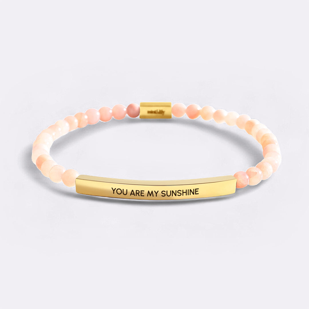 You Are My Sunshine Beaded Inspire Bracelet