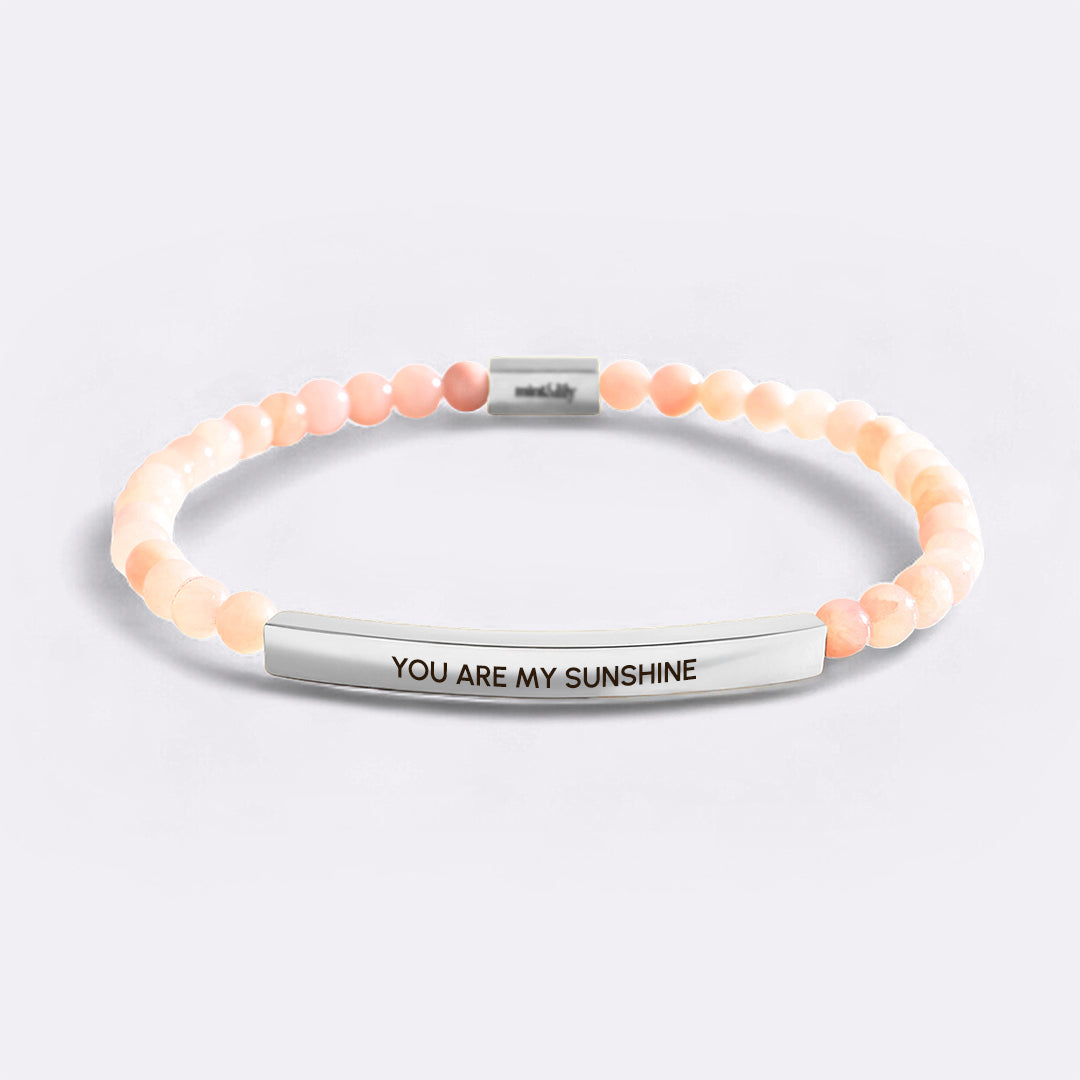 You Are My Sunshine Beaded Inspire Bracelet