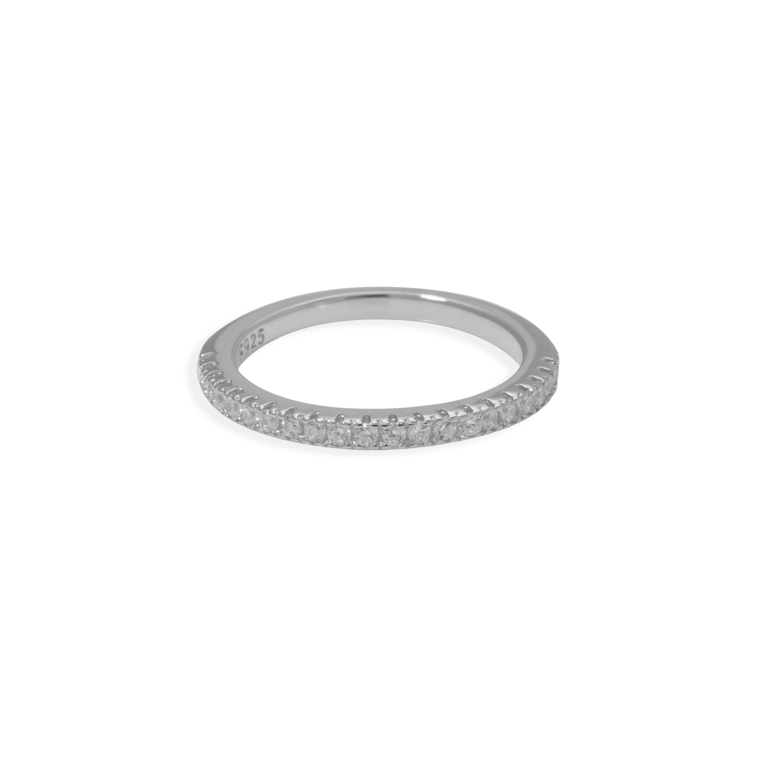 Micro Pavé Eternity Stacking Ring