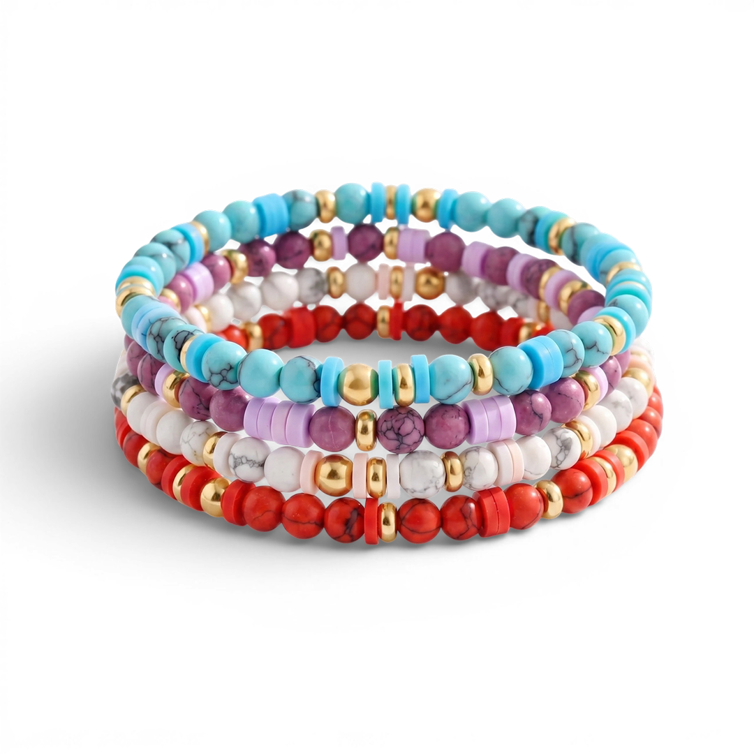 Stacking Birthstone Beaded Bracelet