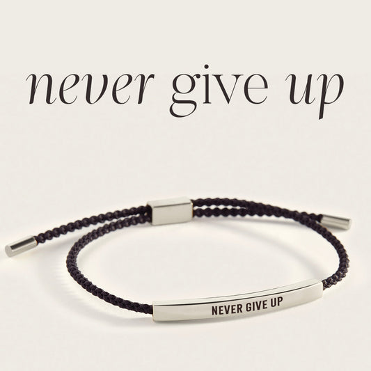 Never Give Up Inspire Bracelet