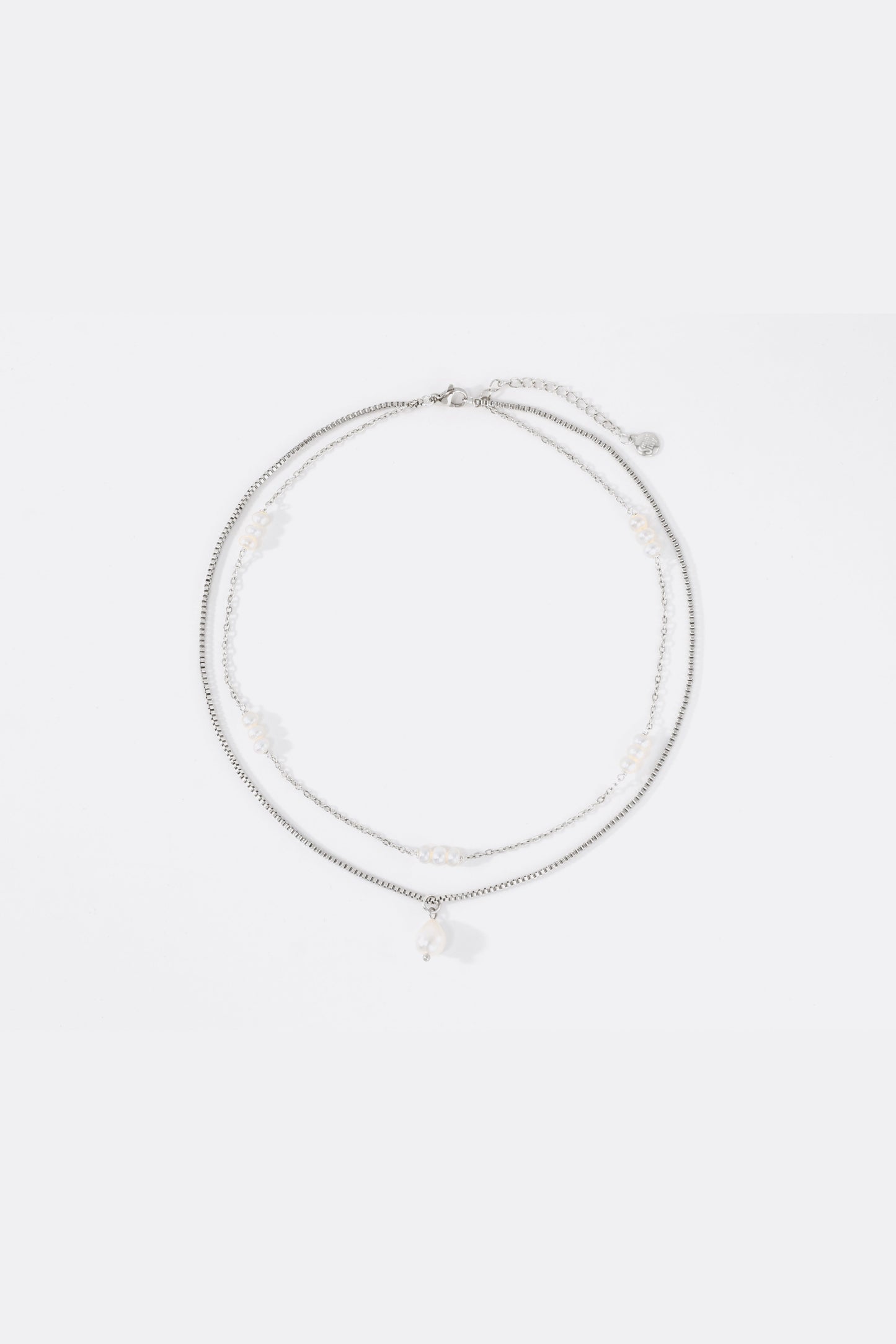 Dainty Layered Pearl Necklace
