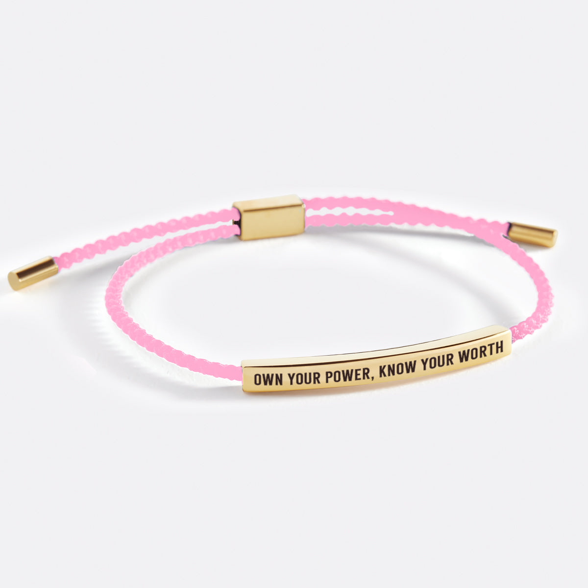 Own Your Power, Know Your Worth Inspire Bracelet