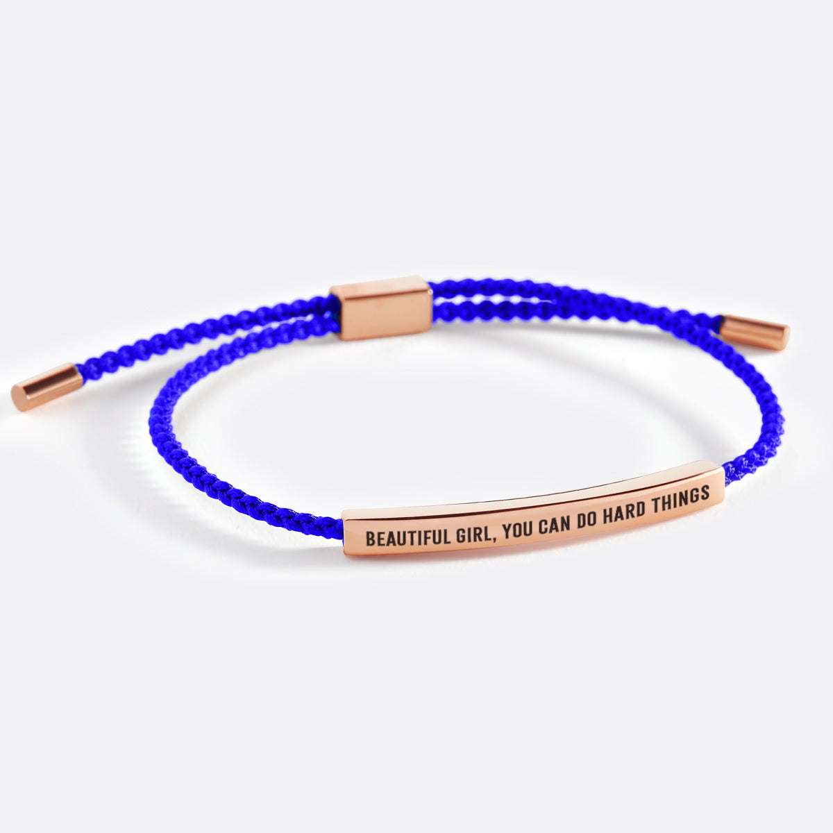 Beautiful Girl, You Can Do Hard Things Inspire Bracelet