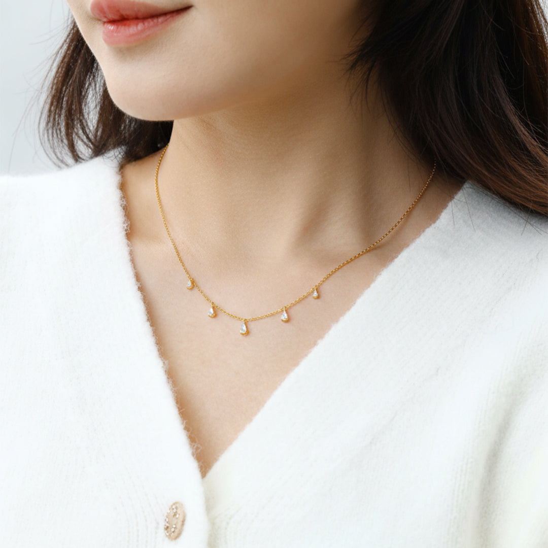 Pear Shape Necklace