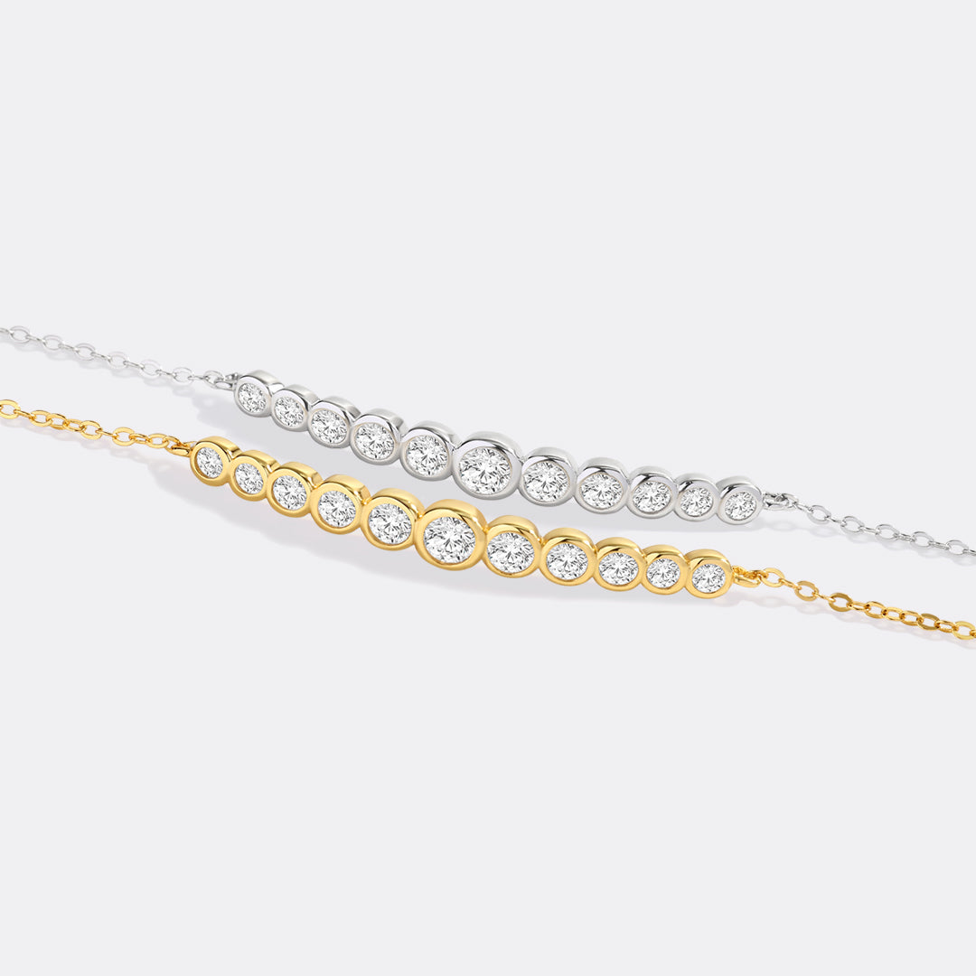 Graduated Bezel Bracelet