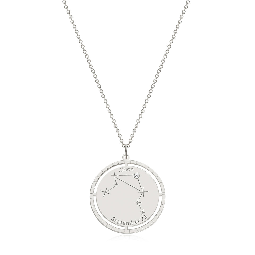 Personalized Constellation Pendant Necklace