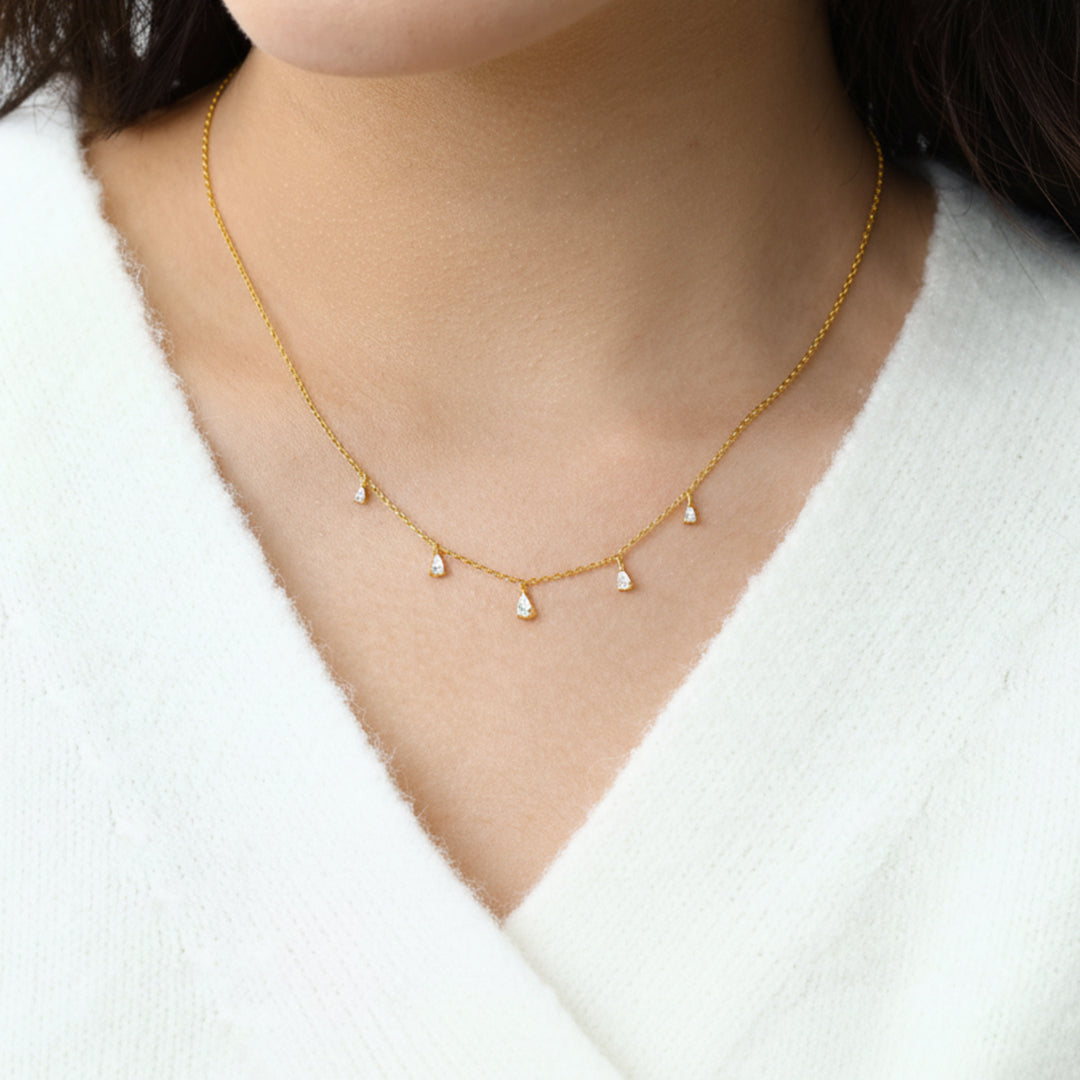Pear Shape Necklace
