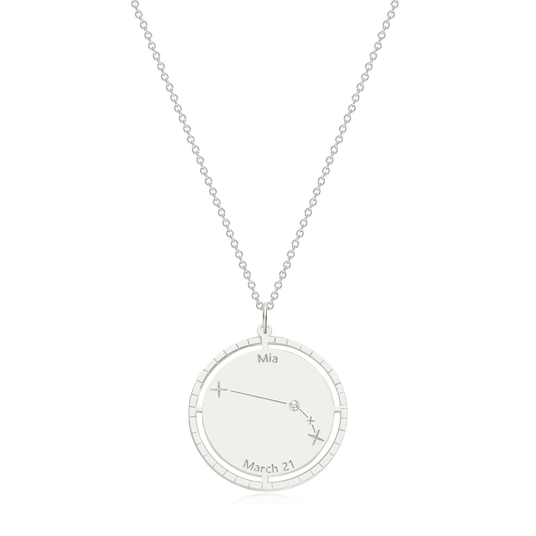 Personalized Constellation Pendant Necklace