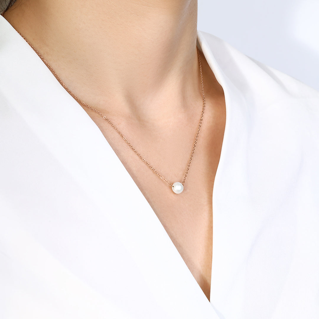 Floating Pearl Necklace