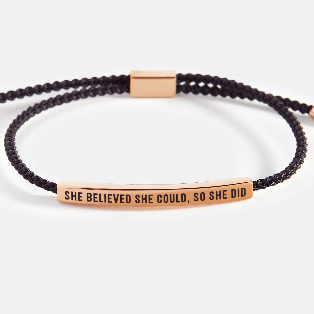 She Believed She Could, So She Did Inspire Bracelet
